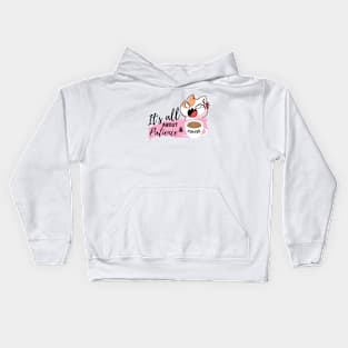 It's all about patience & coffee Kids Hoodie